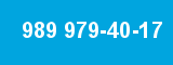 989 979-40-17 989 979-40-17